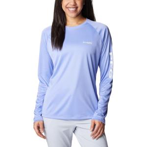 imageColumbia Womens Tidal Tee II Long Sleeve ShirtFairytaleWhite Logo
