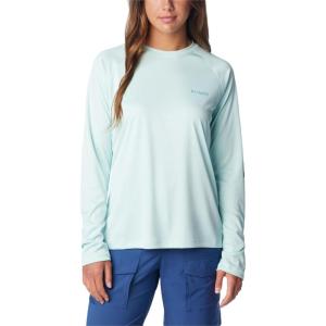imageColumbia Womens Tidal Tee II Long Sleeve ShirtIcy MornCanyon Blue Logo