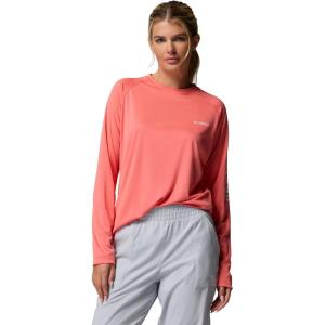 imageColumbia Womens Tidal Tee II Long Sleeve ShirtMelonadeWhite Logo
