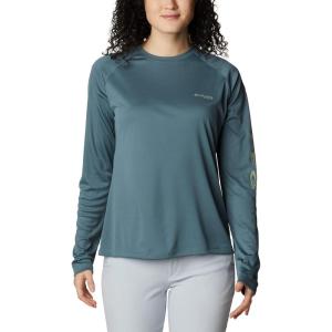 imageColumbia Womens Tidal Tee II Long Sleeve ShirtMetalSafari Logo