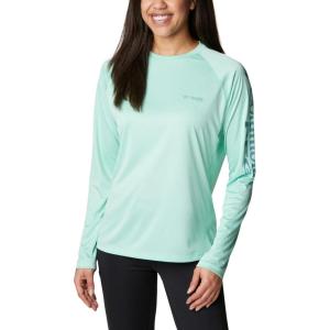 imageColumbia Womens Tidal Tee II Long Sleeve ShirtMint CayTranquil Teal Logo