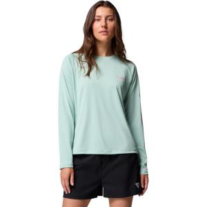 imageColumbia Womens Tidal Tee II Long Sleeve ShirtMisty JadeMelonade Logo