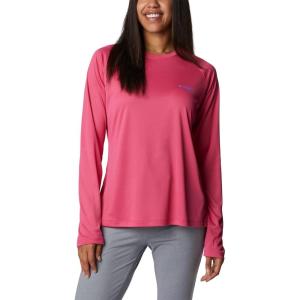 imageColumbia Womens Tidal Tee II Long Sleeve ShirtUltra PinkViolet Sea Logo