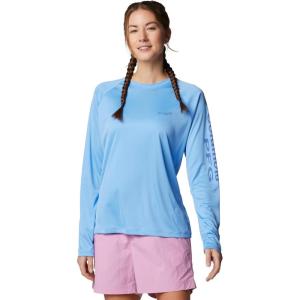 imageColumbia Womens Tidal Tee II Long Sleeve ShirtWhite CapBluebell Logo