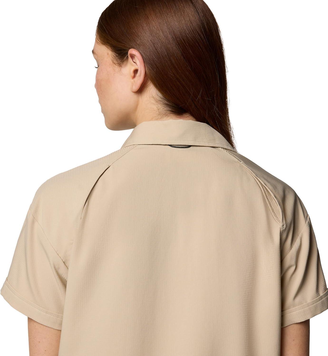 imageColumbia Womens Silver Ridge Utility Short Sleeve ShirtAncient Fossil 2024
