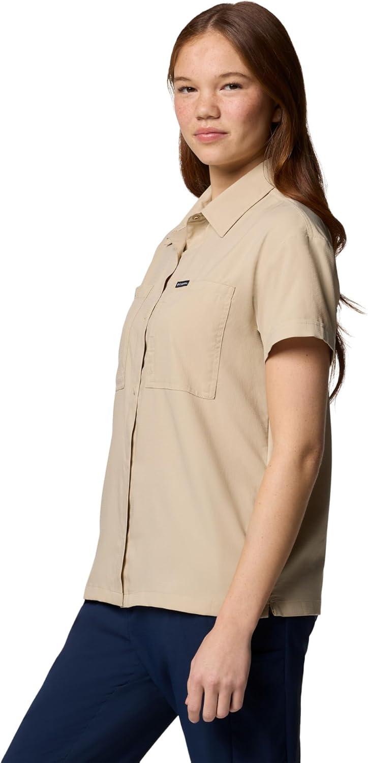 imageColumbia Womens Silver Ridge Utility Short Sleeve ShirtAncient Fossil 2024