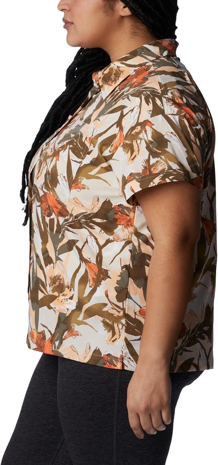 imageColumbia Womens Silver Ridge Utility Short Sleeve ShirtChalkFloriculture