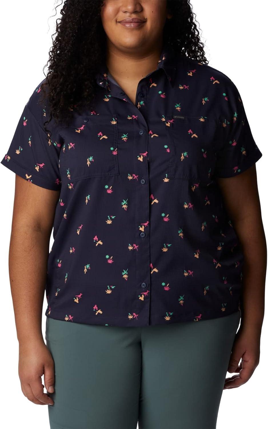 imageColumbia Womens Silver Ridge Utility Short Sleeve ShirtNocturnalBaja Blitz
