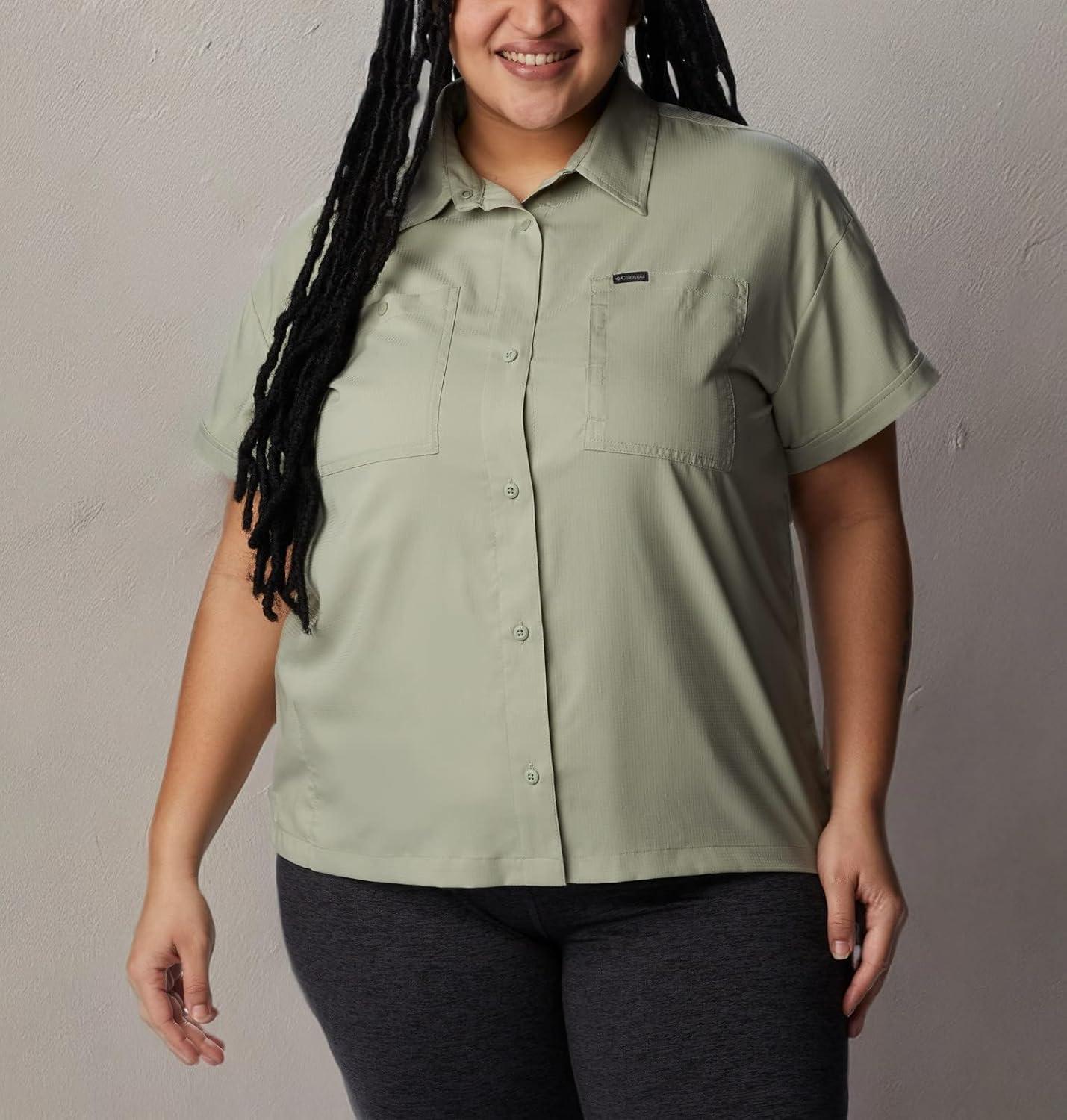 imageColumbia Womens Silver Ridge Utility Short Sleeve ShirtSafari