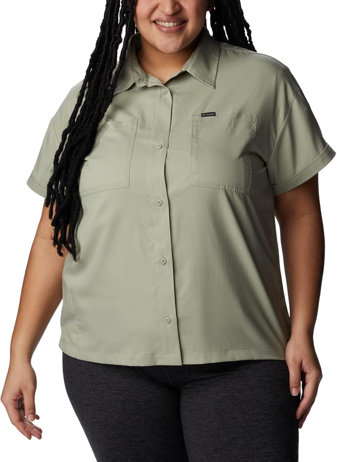 imageColumbia Womens Silver Ridge Utility Short Sleeve ShirtSafari