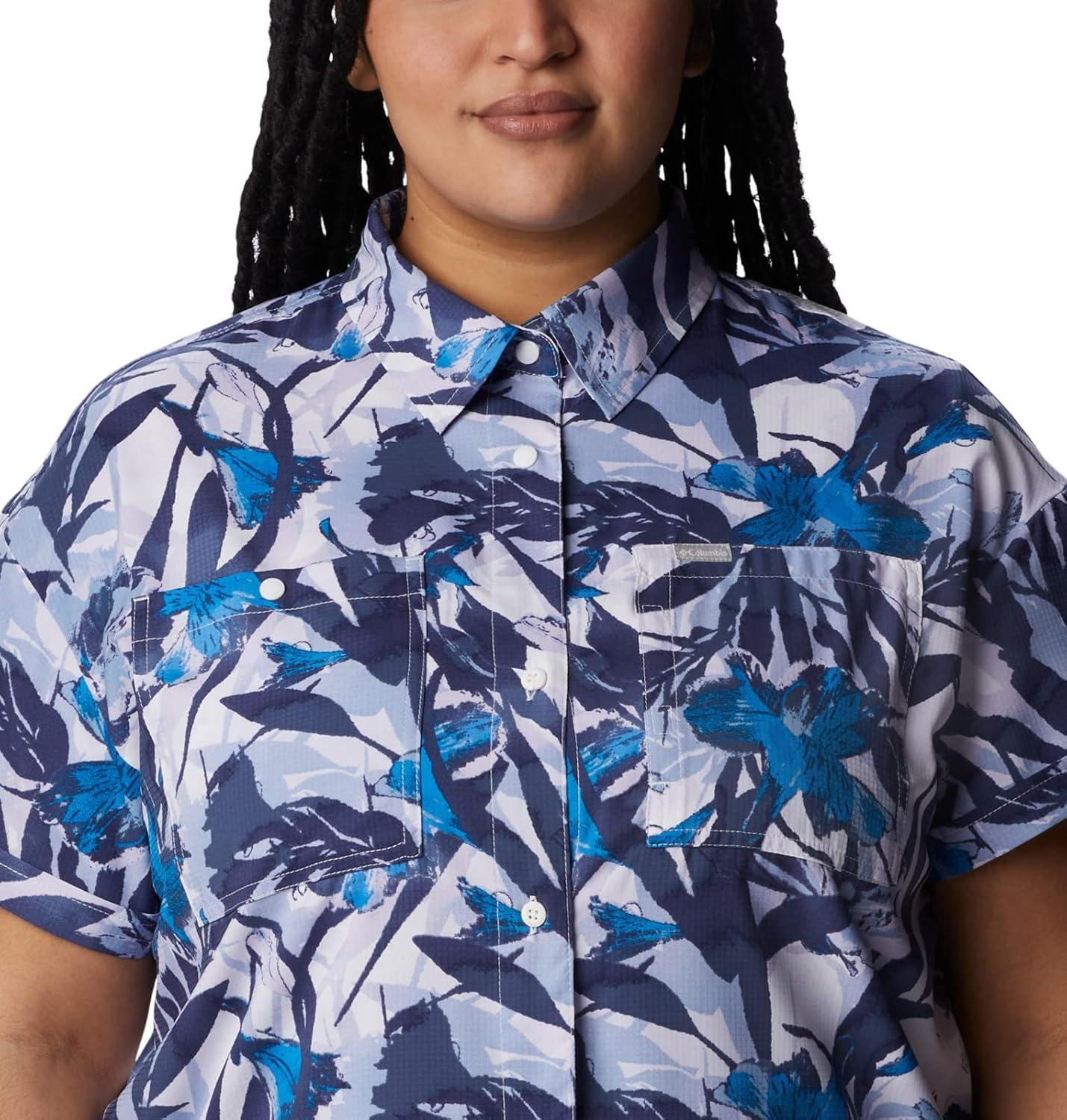 imageColumbia Womens Silver Ridge Utility Short Sleeve ShirtWhiteFloriculture