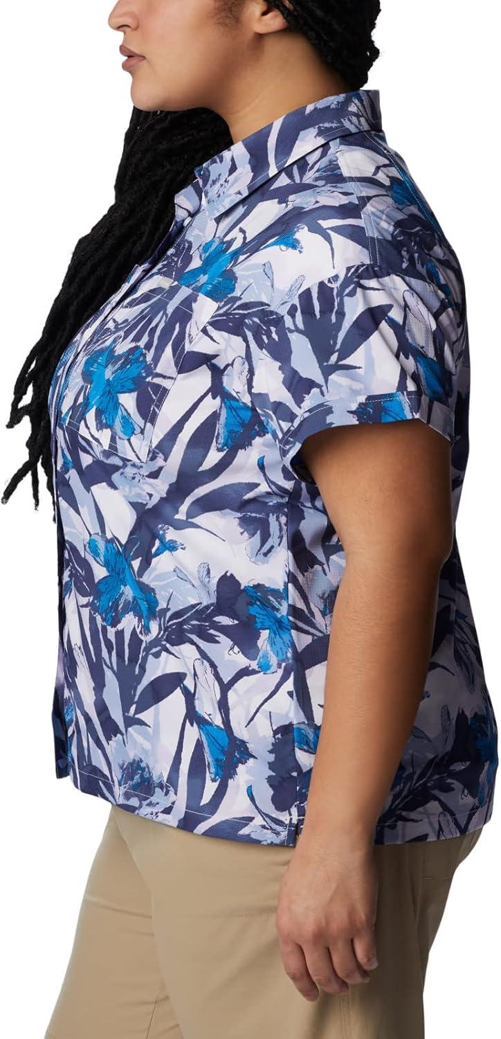imageColumbia Womens Silver Ridge Utility Short Sleeve ShirtWhiteFloriculture
