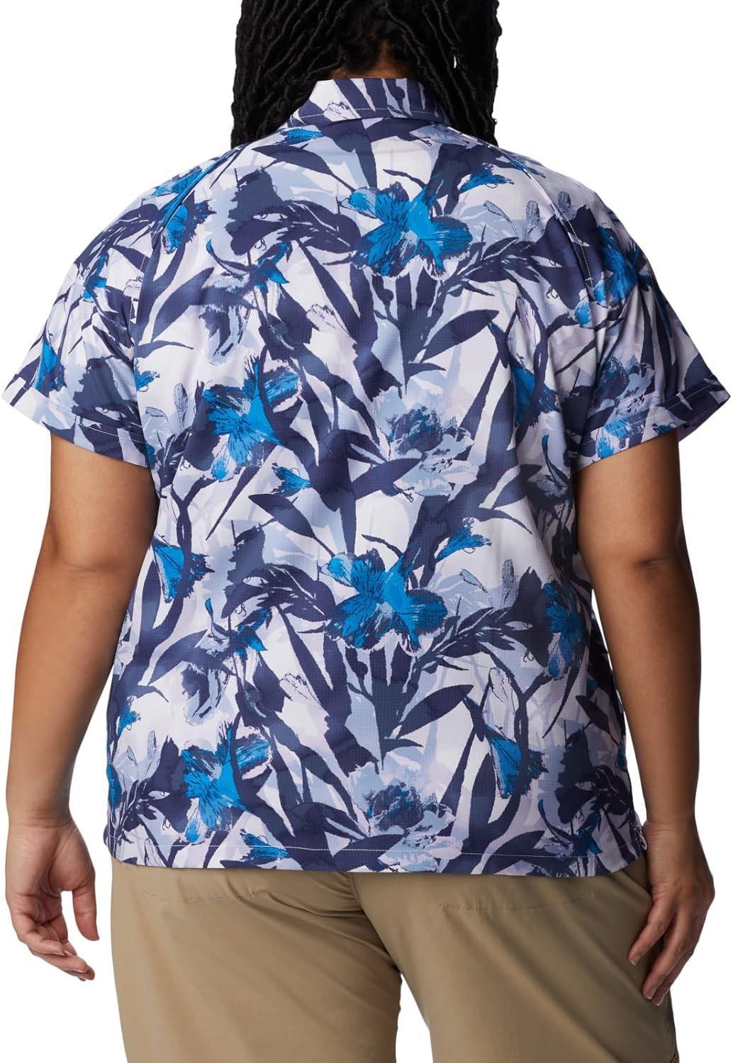 imageColumbia Womens Silver Ridge Utility Short Sleeve ShirtWhiteFloriculture