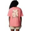 imageColumbia Womens Rolling Bend Graphic Oversized TeeAlpenglowFloral Fun