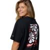imageColumbia Womens Rolling Bend Graphic Oversized TeeBlackFloral Fun
