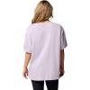 imageColumbia Womens Rolling Bend Graphic Oversized TeeLavender PearlFirst on Trail