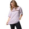 imageColumbia Womens Rolling Bend Graphic Oversized TeeLavender PearlFirst on Trail