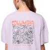 imageColumbia Womens Rolling Bend Graphic Oversized TeeLavender PearlMountainview