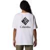 imageColumbia Womens Rolling Bend Graphic Oversized TeeWhiteCsc Stacked Gem