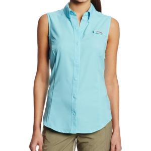 imageColumbia Sportswear Womens Tamiami Sleeveless ShirtClear Blue