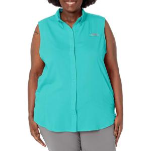 imageColumbia Sportswear Womens Tamiami Sleeveless ShirtElectric Turquoise