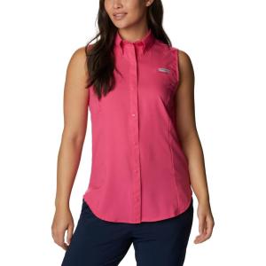 imageColumbia Sportswear Womens Tamiami Sleeveless ShirtUltra Pink