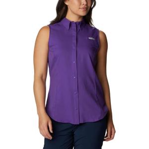 imageColumbia Sportswear Womens Tamiami Sleeveless ShirtVivid Purple