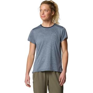 imageColumbia Womens Bluevista Hill Short Sleeve CrewCollegiate Navy Heather