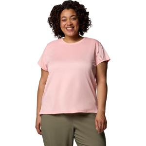imageColumbia Womens Bluevista Hill Short Sleeve CrewPink Sand Heather