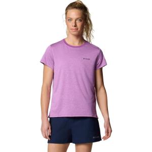 imageColumbia Womens Bluevista Hill Short Sleeve CrewRazzle Heather