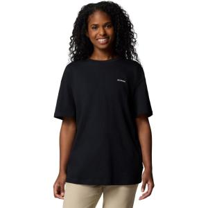 imageColumbia Womens Rolling Bend Graphic Oversized TeeBlackCsc Stacked Gem