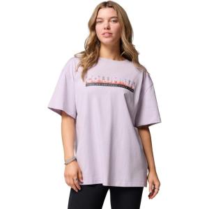 imageColumbia Womens Rolling Bend Graphic Oversized TeeLavender PearlFirst on Trail