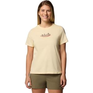 imageColumbia Womens Rolling Bend Graphic Short SleeveLemon WashElevated Script