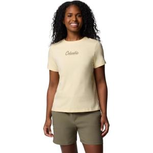 imageColumbia Womens Rolling Bend Graphic Short SleeveLemon WashScripted Brand