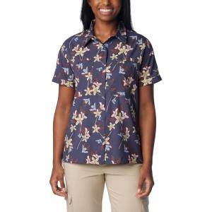 imageColumbia Womens Silver Ridge Utility Short Sleeve ShirtNocturnal Tiger Lilies