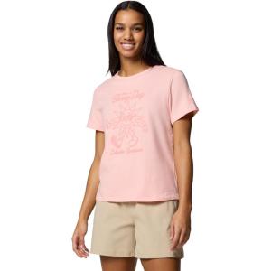 imageColumbia Womens Sun Trek Graphic Short Sleeve IiiPink SandShine on