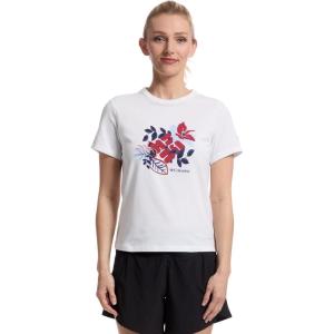 imageColumbia Womens Sun Trek Graphic Short Sleeve IiiWhiteBotanical Gem
