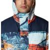 imageColumbia Mens Challenger WindbreakerIcy Morn Hyper Nature PrintColl Navy