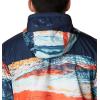 imageColumbia Mens Challenger WindbreakerIcy Morn Hyper Nature PrintColl Navy