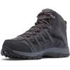 imageColumbia Mens Crestwood Mid Waterproof Hiking BootDark GreyDeep Rust