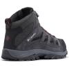 imageColumbia Mens Crestwood Mid Waterproof Hiking BootDark GreyDeep Rust