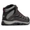imageColumbia Mens Crestwood Mid Waterproof Hiking BootDark GreyMountain Red