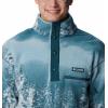 imageColumbia Mens Helvetia Half Snap FleeceNight Wave Solar Ski Print