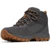 imageColumbia Mens Newton Ridge Plus II Suede Waterproof Hiking BootDark GreyGold Amber