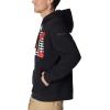 imageColumbia Mens PFG Fish Flag Ii HoodieBlackRed Spark Fl