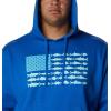 imageColumbia Mens PFG Fish Flag Ii HoodieBlue MacawGulf Stream Usa