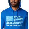 imageColumbia Mens PFG Fish Flag Ii HoodieBlue MacawGulf Stream Usa