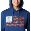 imageColumbia Mens PFG Fish Flag Ii HoodieCarbonIsland Orange Trout Flies