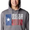 imageColumbia Mens PFG Fish Flag Ii HoodieCity GreyWhite Tx