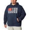 imageColumbia Mens PFG Fish Flag Ii HoodieCollegiate NavyWhite Alaska Fish